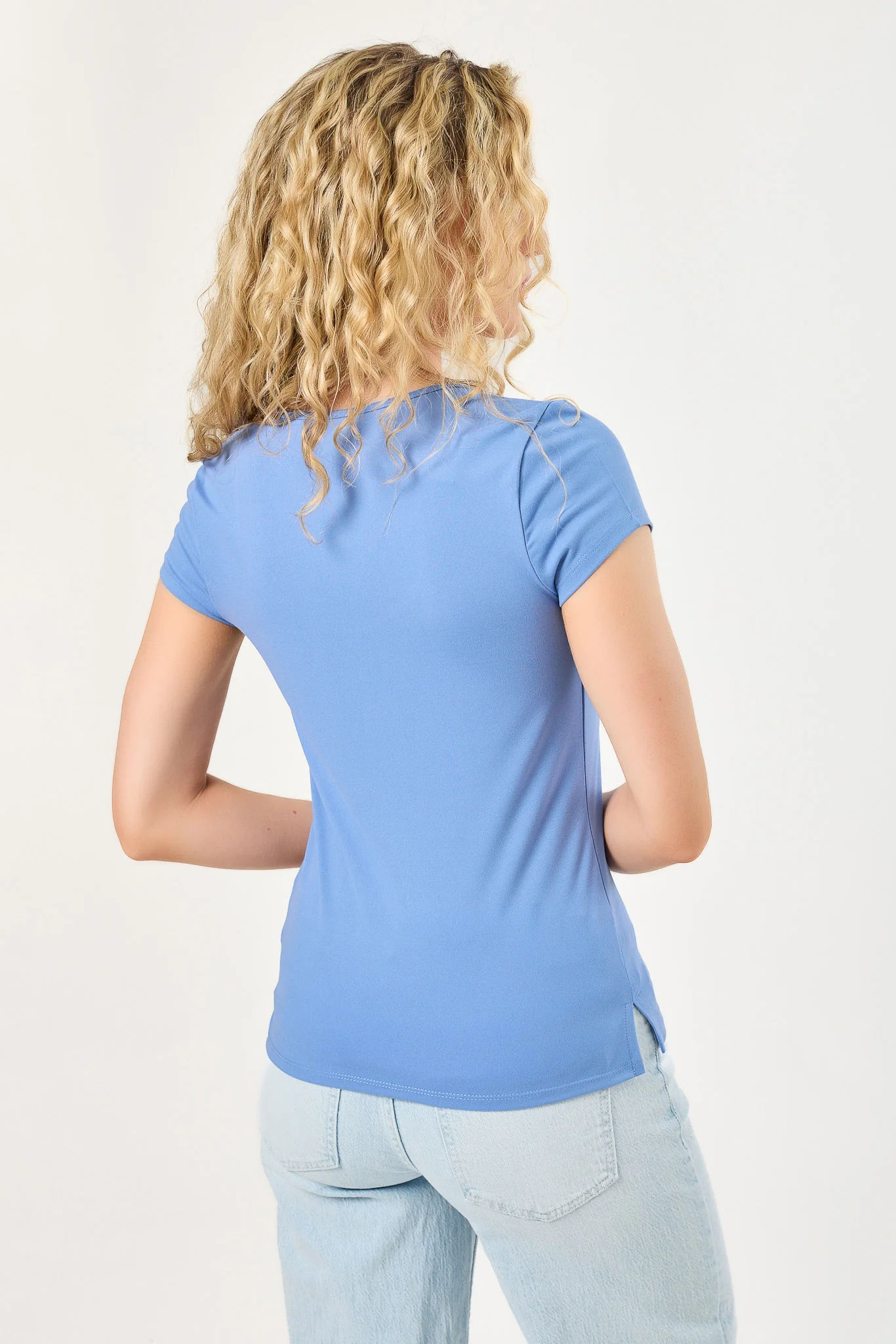Ultra-Soft Sweetheart Slit Tee - Image 6