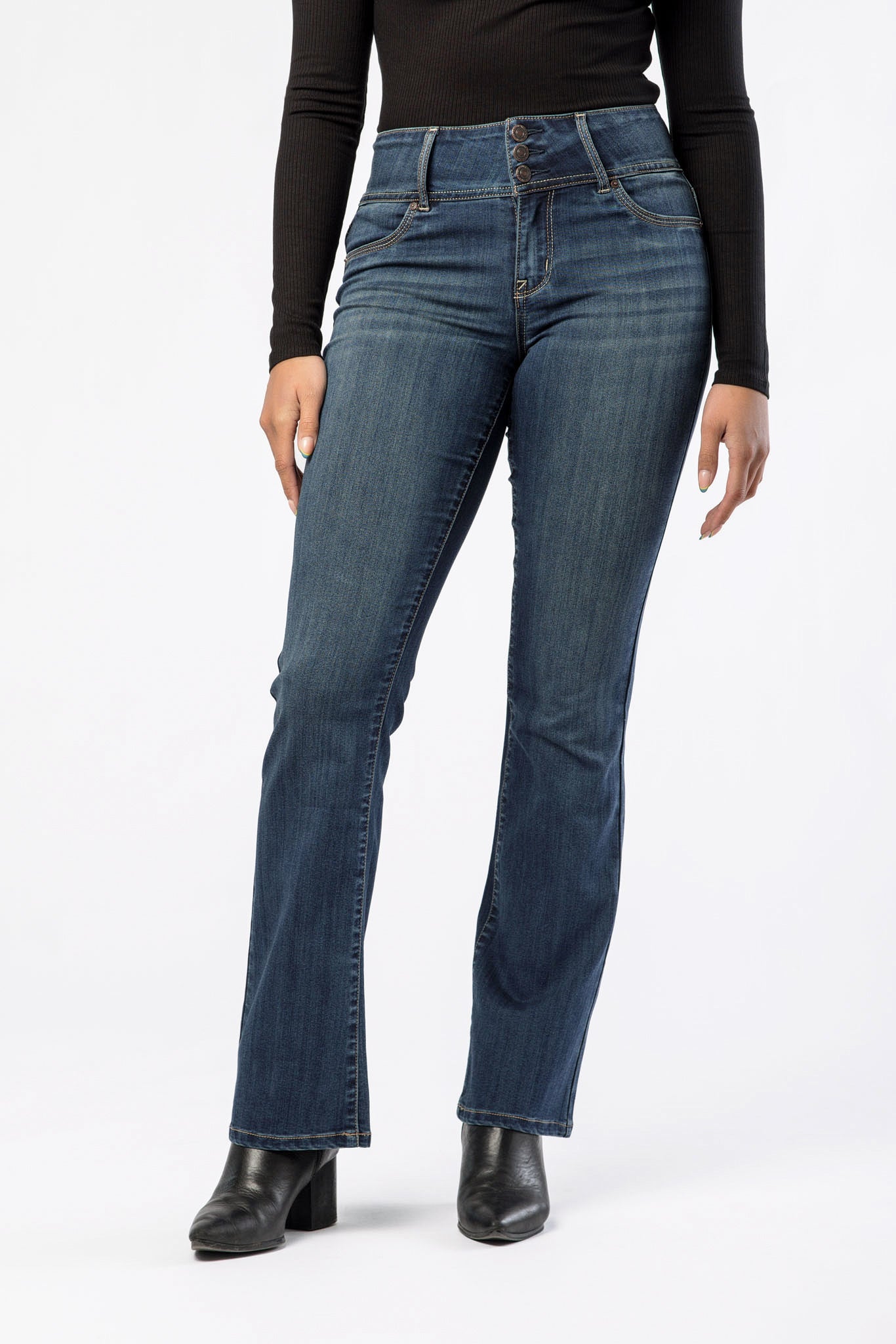 WallFlower Insta-Soft Rosalie Sassy High-Rise Bootcut Jean - Image 3