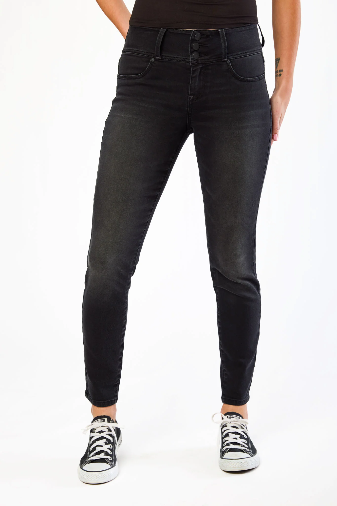 WallFlower Insta-Soft Una Wash Sassy Skinny High-Rise Jean - Image 3