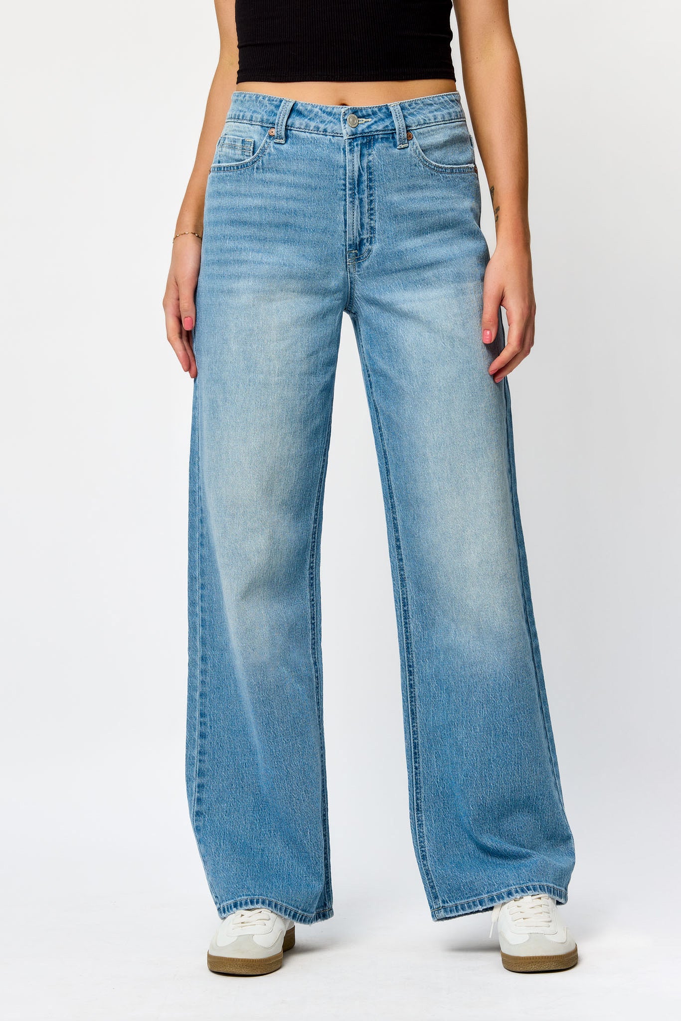 WallFlower Insta-Vintage Arabella Wash High-Rise Wide-Leg Jean - Image 3