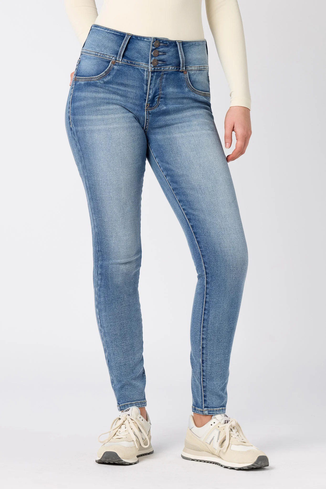 WallFlower InstaSoft Mara Wash Sassy Skinny High-Rise Jegging - Image 3